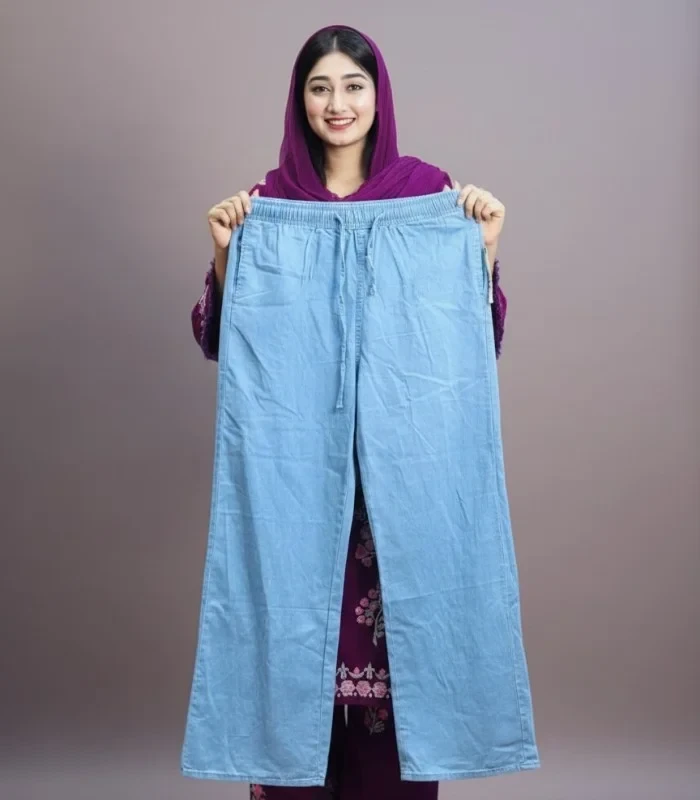 Denim Regular Palazzo