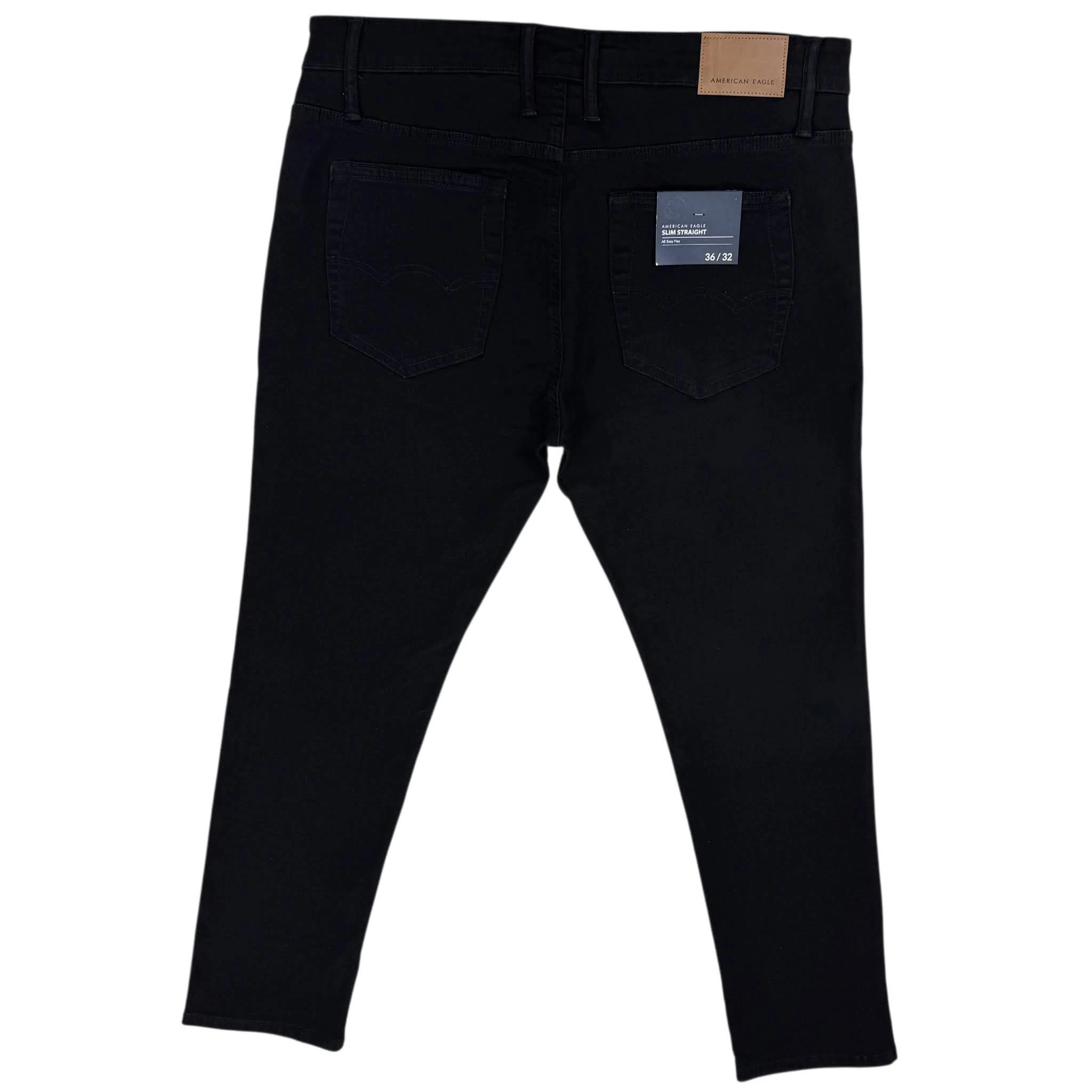 Men’s Premium Jet Black Denim Jeans | Export Quality Stretch Jeans for Men in Bangladesh